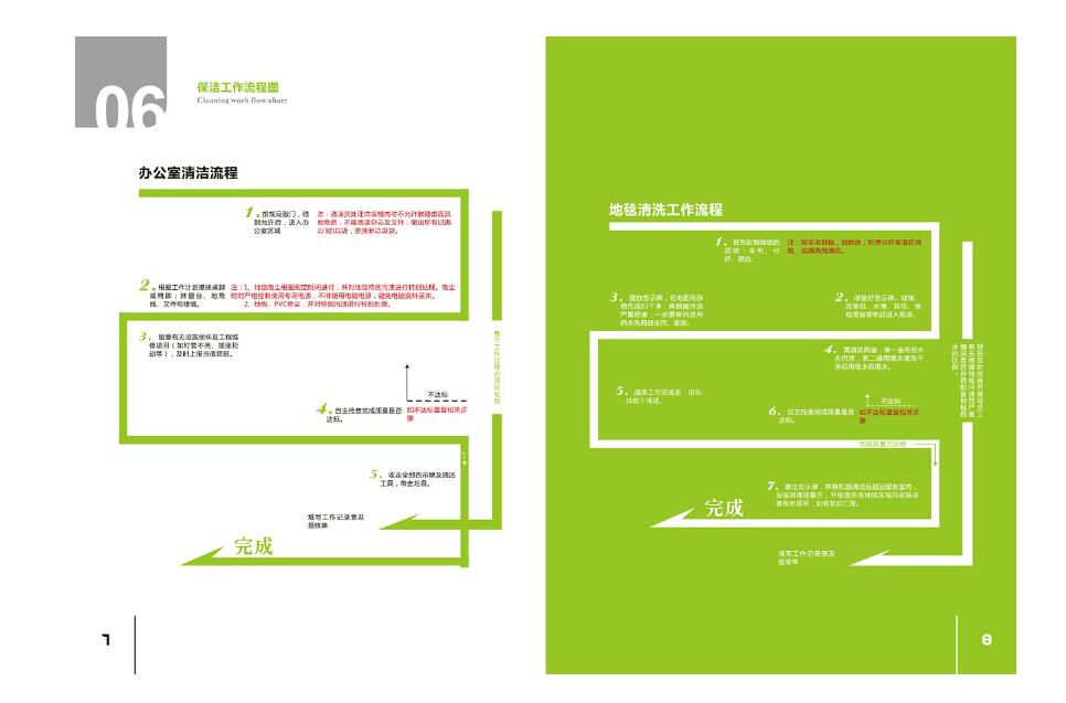 清潔服務行業(yè)畫冊設計案例欣賞