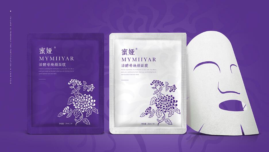 蜜婭活酵母面膜行業(yè)套裝設(shè)計(jì)案例欣賞-3